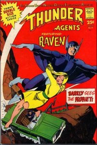 THUNDER Agents #14 VG ; Tower | low grade comic July 1967 Raven THUNDER Agents