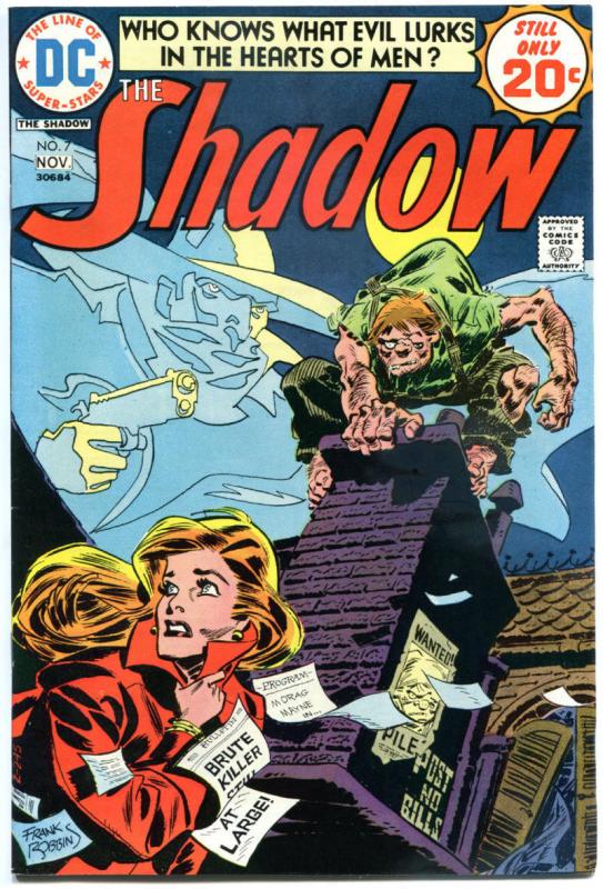 SHADOW #1 2 3 4, 6 7, VF, Wrightson, Chaykin, Kaluta, 1973, 6 issues,Who Knows