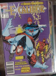 EXCALIBUR # 22 1990 MARVEL CROSS TIME CAPER   crusader  captain britain newstand