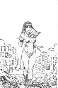 Vampirella: Armageddon #3J VF/NM ; Dynamite | 1:15 Variant Linsner Virgin B&W