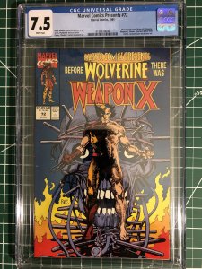 Marvel Comics Presents #72 (1991) Key issue, Weapon X storyline begins