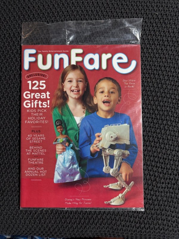 FUNFARE Magazine SEALED Sesame Street / Star Wars / Disney