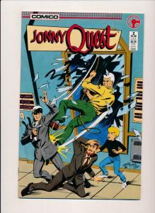 COMICO Lot of 9JONNY QUEST #1 Classics, #1,2,4,5,6,8,13,17 VF (PF65) 