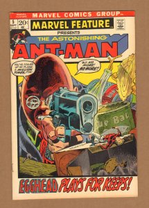 Marvel Feature #5 - The Astonishing Ant-Man! - 1972 (Grade 7.0) WH