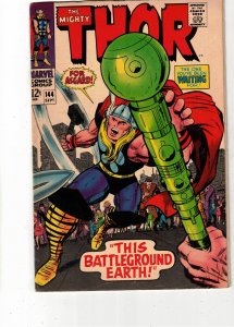 GThor #144 (1967)  High-Grade Kirby Art Baldar and Lady Sif VF+ Utah CERT Wow