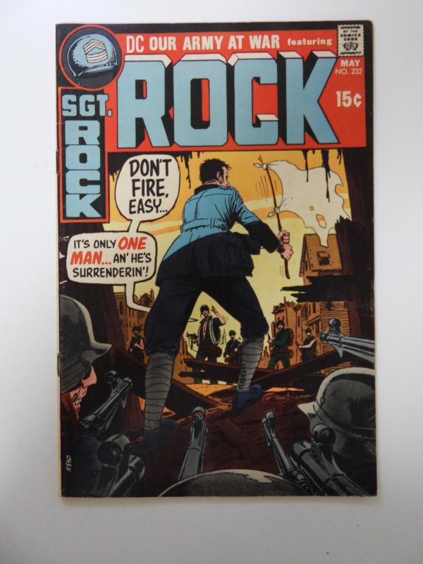 Our Army at War #232  (1971) FN- condition