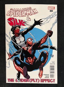 AMAZING SPIDER-MAN & SILK #1-4 - SPIDER (FLY) EFFECT - 4PC LOT (9.0/9.2) 2004