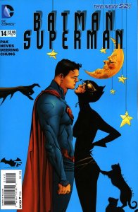 Batman/Superman #14 VF/NM ; DC | New 52 Catwoman Jae Lee