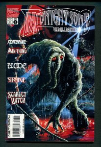 Midnight Sons Unlimited #8 (8.5 VFN+) Man-Thing Cover / January 1995