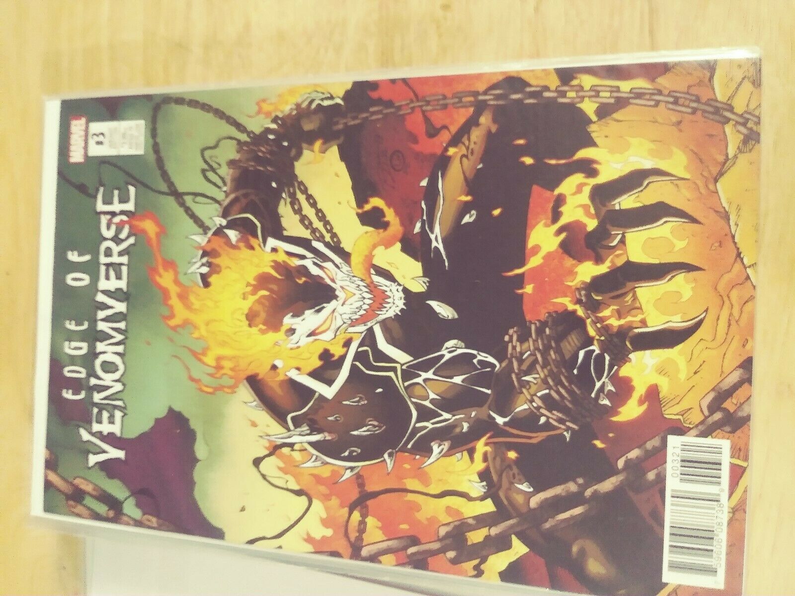 Edge of Venomverse # 3 2017 marvel Ron Lim Variant ghost rider +VENOM
