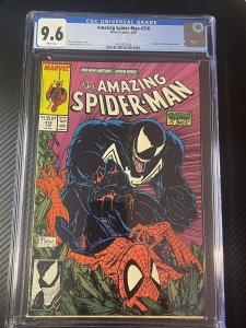 Amazing Spider-Man #316 CGC 9.6 Todd McFarlane Venom Cover 1989 Marvel Comics