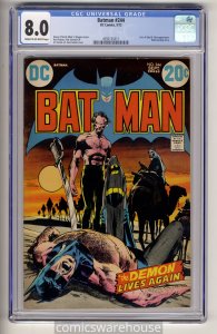 BATMAN #244 (DC 9/72) CGC 8.0 RA'S AL GHUL TALIA APPEARANCE CREAM-OW PAGES