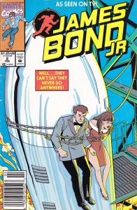 James Bond Jr. #2 (Newsstand) FN ; Marvel