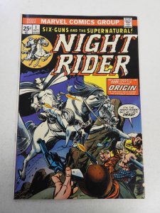 Night Rider #1 (1974) VF- Condition!