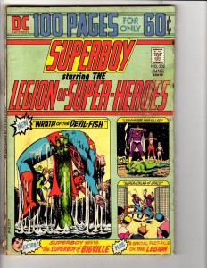 5 Superboy & The Legion Of Super-Heroes DC Comic Books #202 203 204 206 207 J273