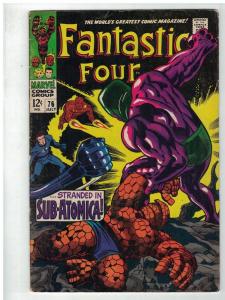 FANTASTIC FOUR 76 VG July 1968