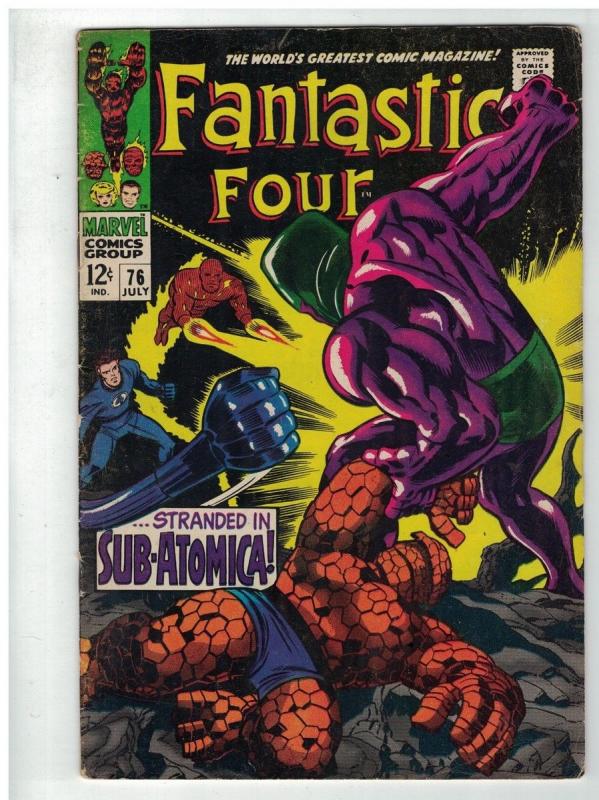 FANTASTIC FOUR 76 VG July 1968