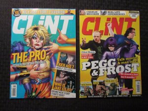 2010 Mike Millar's CLINT Magazine #2 VF #8 VF- LOT of 2 Kick Ass Simon Peg
