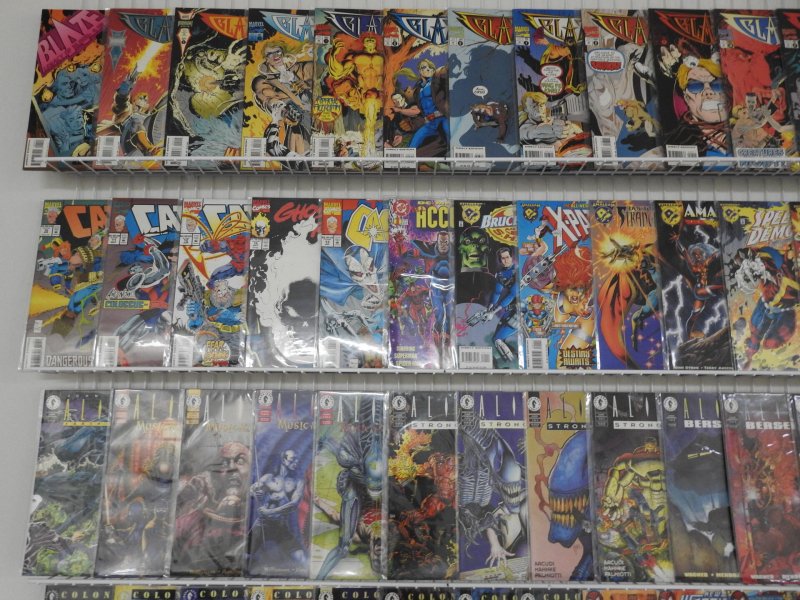 Huge Lot 180+ Comics W/ Blaze, Captain America, Swamp Thing+ Avg VF- Condition!