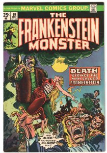 The Frankenstein Monster #10 (1974) Frankenstein Monster