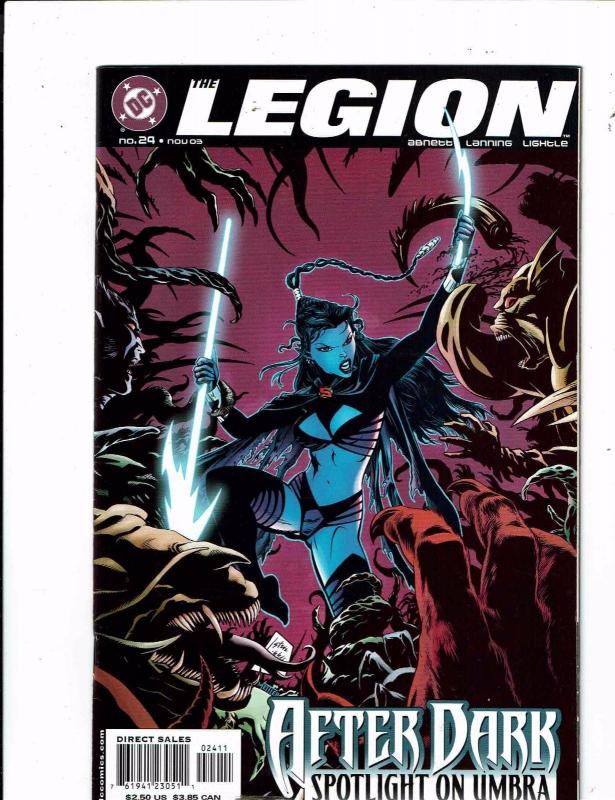Lot of 5 The Legion DC Comic Book #21 22 23 24 25 KS2