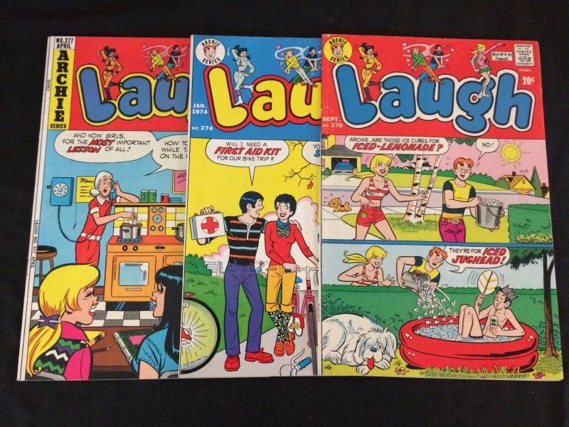 LAUGH #270, 274, 277 VG Condition