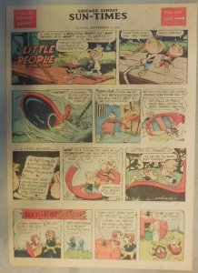 The Little People Sunday by Walt Scott from 9/1/1957 Tabloid Page Size!