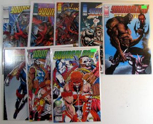Youngblood Lot of 8 #0, 3, 4, Team 3, 10, 11, Strikefile 1, 2 Image 1993 Comics