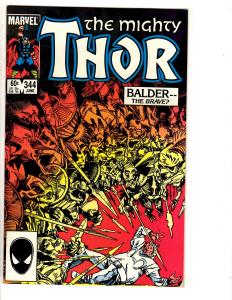 Mighty Thor # 344 NM- Marvel Comic Book Odin Loki Malekith Surtur Hela TD12