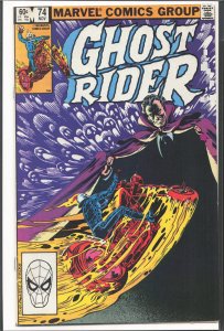 Ghost Rider #74 (1982) Ghost Rider