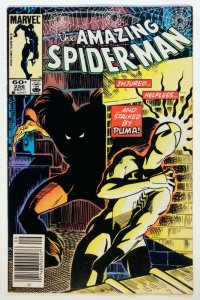 Amazing Spider-Man #256 NEWSSTAND, 1st App of Puma 