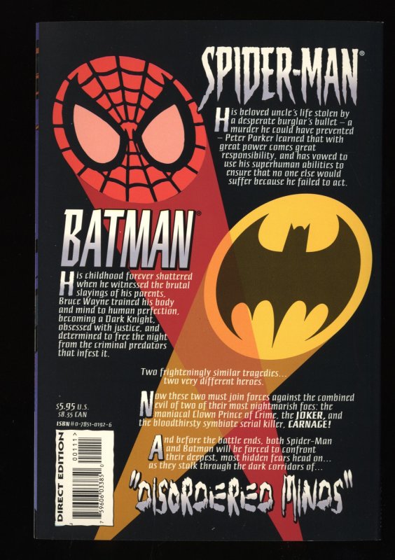 Spider-man and Batman (1995) #1 NM+ 9.6