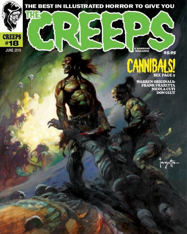 THE CREEPS #18 - FIRST PRINTING - COMIC HORROR MAGAZINE