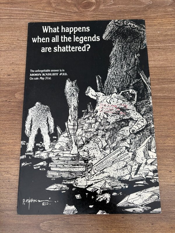 Moon Knight # 32 VF Marvel Comic Book Sienkiewicz Series 3 J389