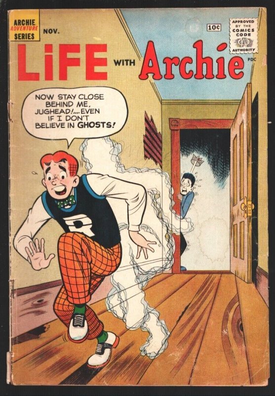 Life With Archie #5 1960-Ghost cover-Betty and Veronica-Horror/mystery issue ...