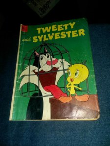 TWEETY and SYLVESTER 1953 Dell Four Color comics 489(#2) golden age cartoon