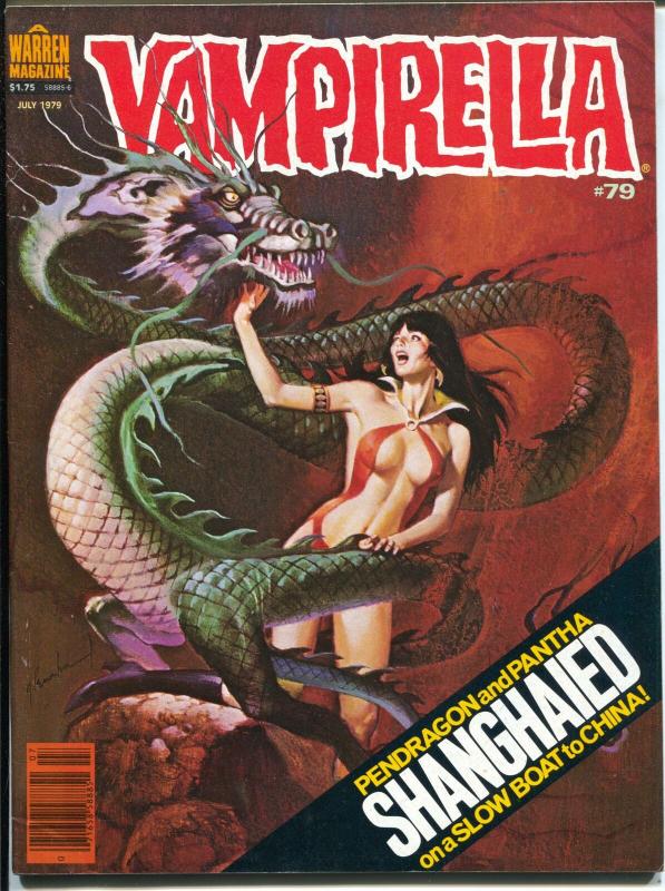 Vampirella #79 1979-Warren-horror cover-Pendragon-Pantha-VF