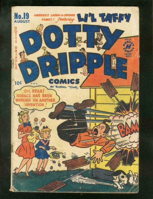 DOTTY DRIPPLE COMICS #19 1951-BUFORD TUNE NEWSPAPER ART G/VG