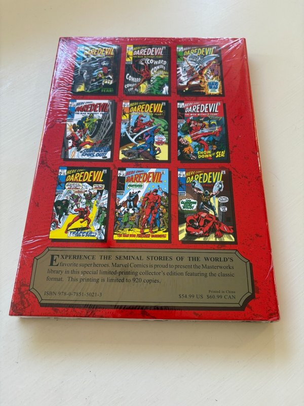 Marvel Masterworks Vol # 163 Daredevil 54-63 Limited To 920 SEALED Copy 1 J415