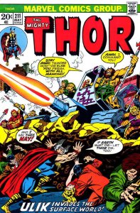 Thor #211 GD ; Marvel | low grade comic Ulik May 1973 John Buscema