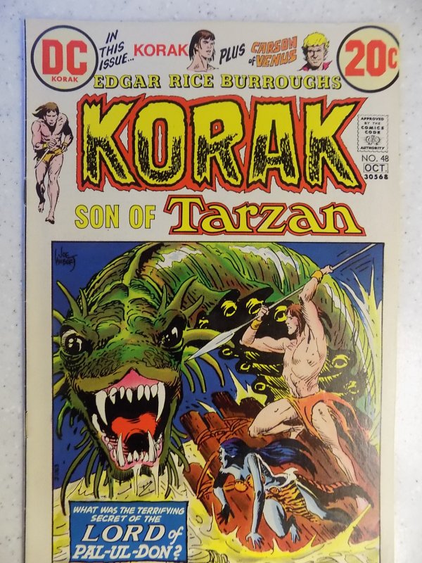 KORAK SON OF TARZAN # 48 DC BRONZE JUNGLE ACTION KUBERT BURROUGHS