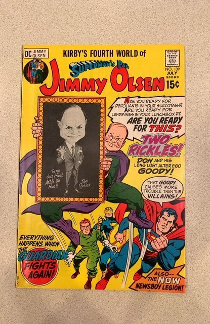 Superman's Pal, Jimmy Olsen #139 (1971) Jack Kirby & Murphy Anderson Cov...
