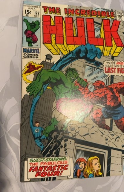The Incredible Hulk #122 (1969) The ff vs the hulk