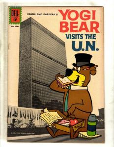 Four Color # 1349 VF- Dell Silver Age Comic Book Yogi Bear Visits The U.N. J371