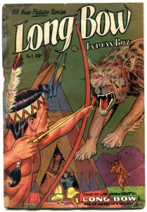 Long Bow, Indian Boy #1 1951- Fiction House Western- Reading copy