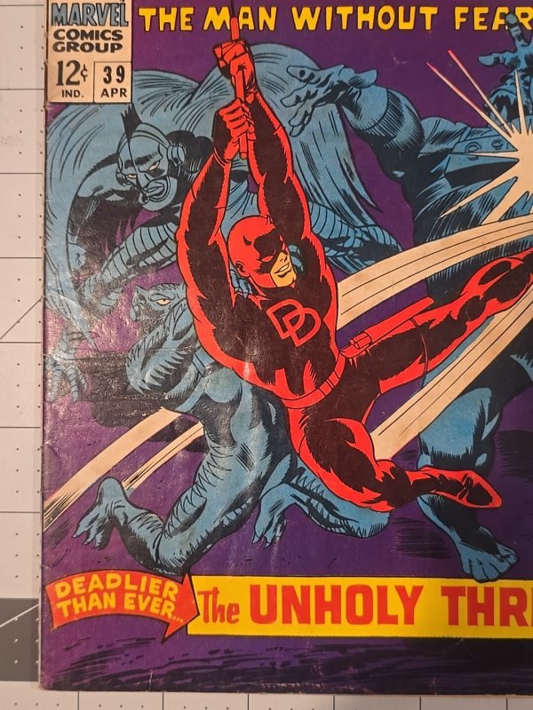 Daredevil #39 ?-1st App Of Exterminator Later Becomes Death-Stalker—Marvel 1968