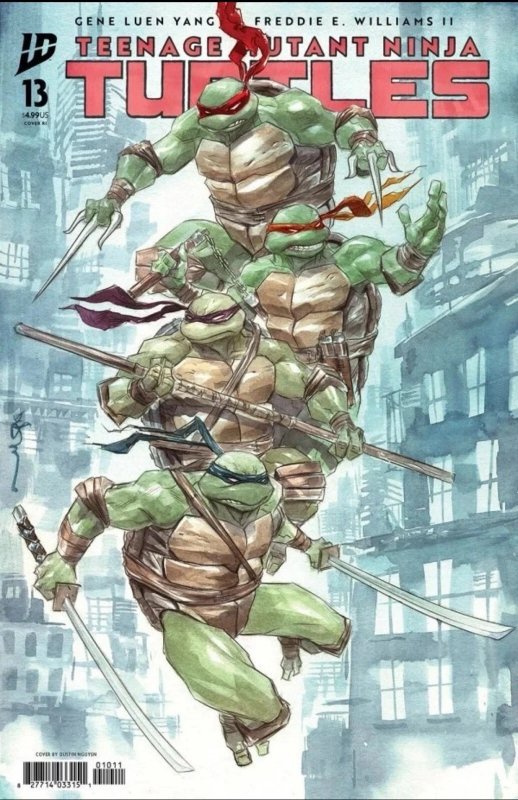 Teenage Mutant Ninja Turtles #13 1:100 Dustin Nguyen