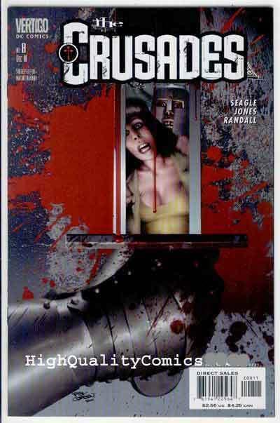 CRUSADES #8, NM+, Knight, Vertigo, Seagle, Richard Corben, more in store