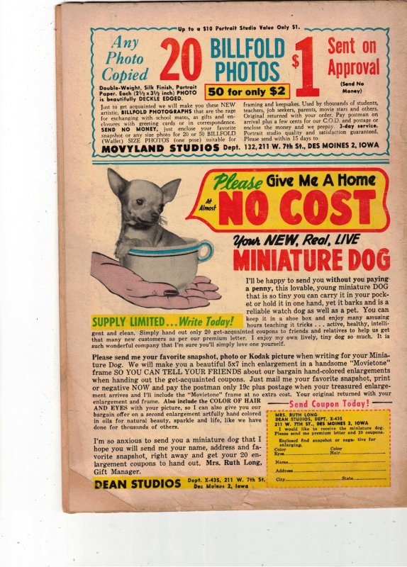 Mystery in Space #32 (1956) Affordable-Grade GD+ The Missing Eathmen Tons Listed