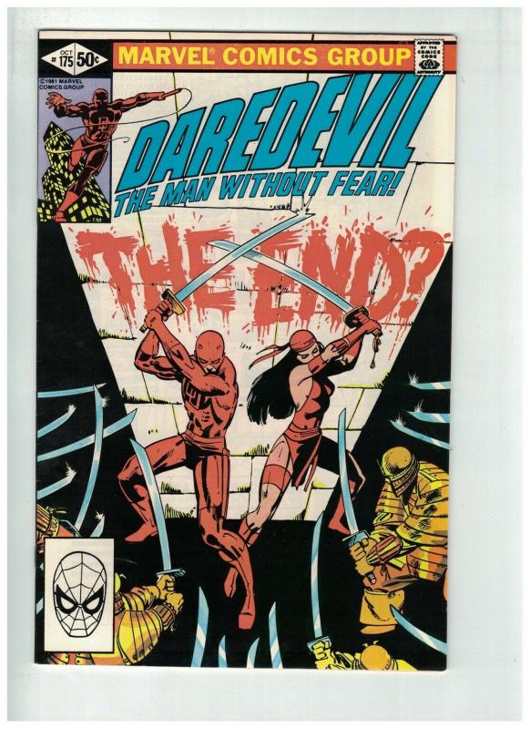 DAREDEVIL 175 FINE Oct. 1981 ELEKTRA